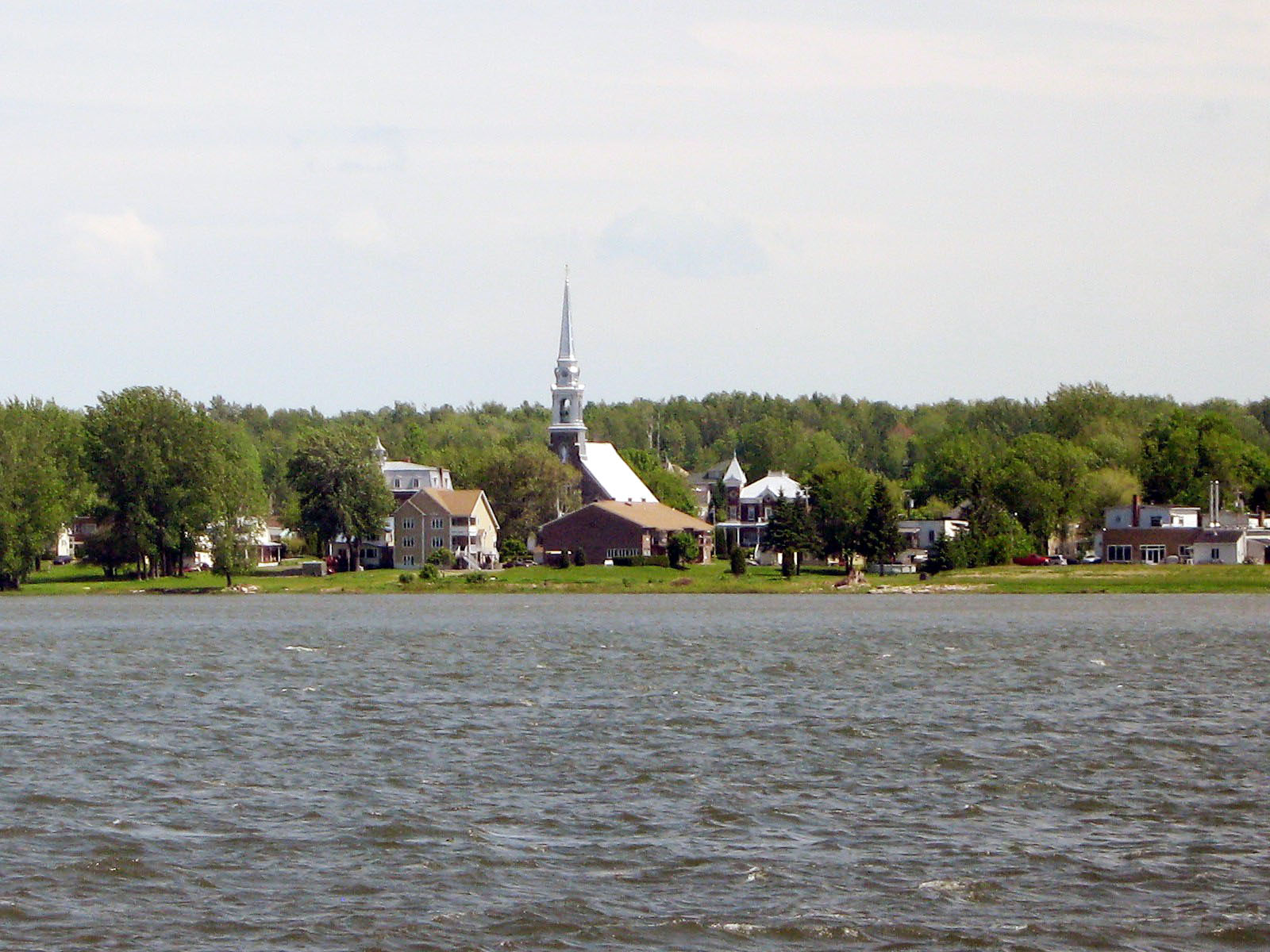 Vue de Bécancour, secteur desservi par Transport Five Star, déménageur Centre-du-Québec
