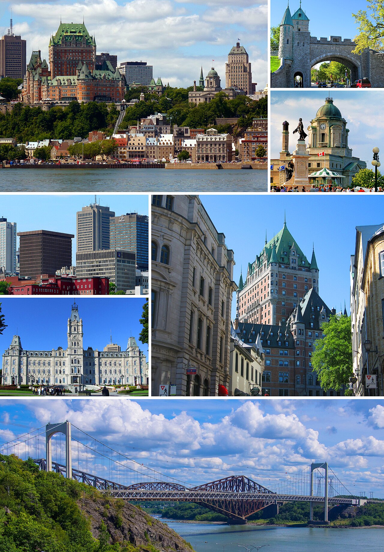 Ville de Québec, secteur desservi par Transport Five Star, déménageur longue distance